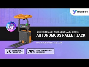 Smarter Pallet Movement Made Simple | Autonomous Pallet Jack | Hachidori Robotics