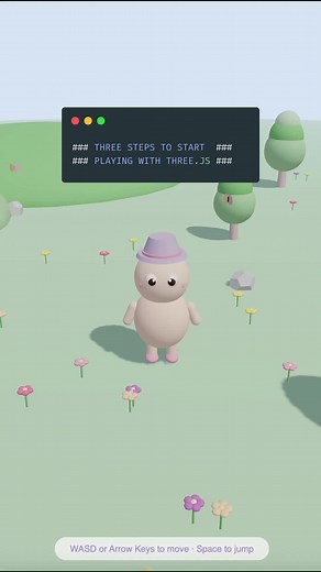 How to get started using Three.js - Ania walks you through the first steps here.