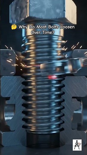🔩 Why Do Most Bolts Loosen Over Time? #mechanicalengineering #engineering #boltsandscrew
