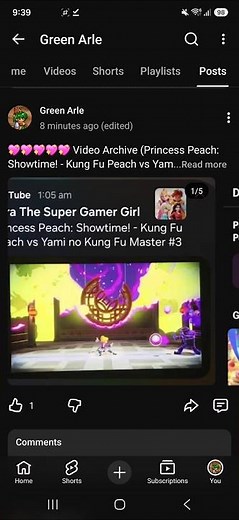 Video Archive (Princess Peach: Showtime! - Kung Fu Peach vs Kung Fu Master 3) By TTSG 💚 (21-6-2026)