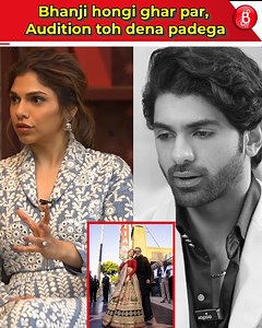 694K views · 2.1K reactions | Bhanji hongi ghar par, Audition toh dena padega Sharmin Segal shares how she had to give auditions despite being Sanjay Leela Bhansali's niece, whereas Taha Shah was directly offered the lead role of Tajdar Baloch | Bollywood Bubble - Features | Facebook