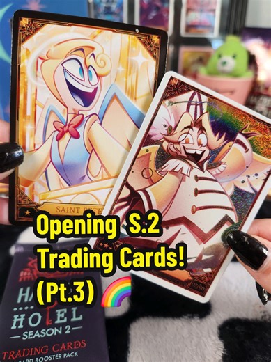 Opening Hazbin Hotel Season 2 Trading Cards!