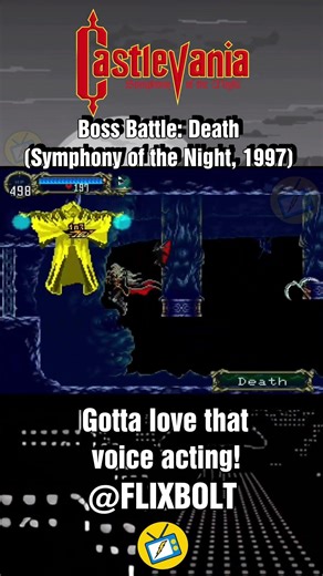 Castlevania: Symphony of the Night (1997/PS1) | Death ☠️🦇 | FLIXBOLT