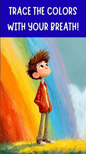🌈 Classroom Brain Break (30 Seconds) | Rainbow Breath Calm-Down for Kids
