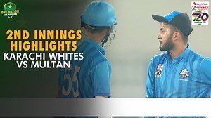 703K views · 12K reactions | 2nd Innings Highlights | Karachi Whites vs Multan | Match 34 | National T20 Cup 2025 | PCB | M2L1A #KHIWvMUL | #NationalT20 | Pakistan Cricket Team | Facebook