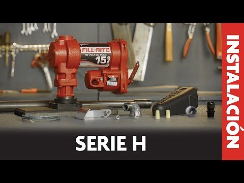 Serie H de Fill-Rite - Instalación de la bomba de transferencia de combustible