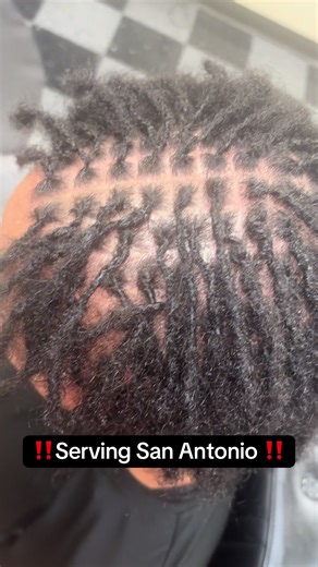 First maintenance ✨ Instant locs installed October 2025, now refreshed with a crochet retwist. Crochet retwisting secures new growth back into the loc, offering a neat finish and longer-lasting maintenance. If you’re looking for intentional, detailed loc care, you’re welcome here. 📍Servicing San Antonio | Booking open for new clients. #Sanantoniolocs #crochetlocs #instantlocs #locs #retwist @Trene’s House of Beauty&Barber