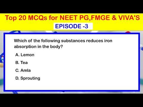 Episode 3 🔥 20 High-Yield MCQs for PGNEET | FMGE | Medical Vivas | DOCTORS QUIZ