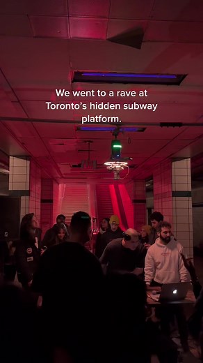 Exploring Toronto's Hidden Subway Rave at Lower Bay Station
