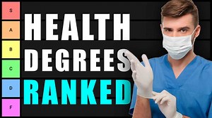 Health degree tier list