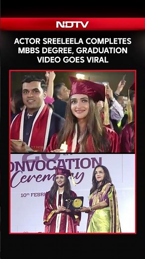 Viral: Sreeleela Is Officially A Doctor, Actor Gets MBBS Degree After 6 Years