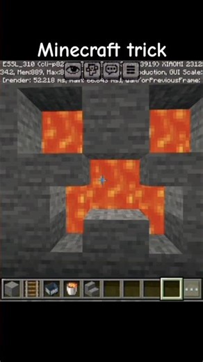 minecraft trick #shorts #minecraft