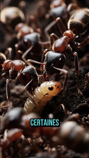 Pourquoi ces fourmis mangent leurs propres larves