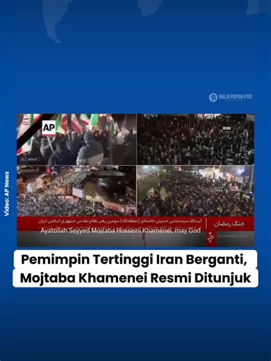 Iran resmi memiliki pemimpin tertinggi baru. Mojtaba Khamenei ditunjuk sebagai Pemimpin Tertinggi Republik Islam Iran setelah keputusan Majelis Pakar diumumkan melalui televisi nasional pada Senin, 9 Maret 2026. Ulama berusia 56 tahun tersebut menggantikan ayahnya, Ali Khamenei, yang sebelumnya wafat dalam serangan militer Amerika Serikat dan Israel pada 28 Februari lalu. Penunjukan ini menjadikannya pemimpin tertinggi ketiga sejak berdirinya Republik Islam Iran pada 1979. Mojtaba dikenal memili