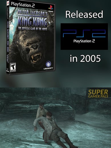 Retro Classic: Peter Jackson's: King Kong #playstation #nostalgia #fyp #retrogamingontiktok #2005 #king #kong #peterjackson #movie #jackblack