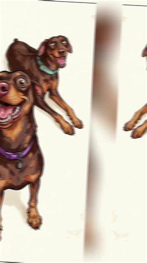 Meet the Adorable Red Doberman Duo: Kane and Kitana