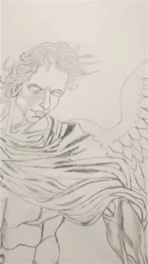 how to draw Angel ## outline #drawing viral #shorts video ##shortvideo 😇😇 short #