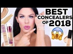 THE BEST CONCEALERS OF 2018!! YEARLY BEAUTY FAVORITES!!