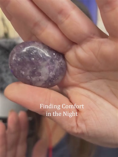 Darkness is an metaphor for depression 🌑 Lepidolite is a hallmark crystal energy for depression. It helps us to reframe the sensation of depression as a twilit cloak of darkness we can wrap around us to twirl in, beneath the beautiful night sky. #depression #reiki #visualization