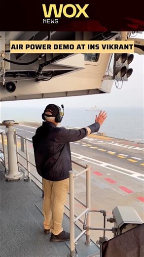 Air Power Demo at INS Vikrant | Narendra Modi #narendramodi #modi
