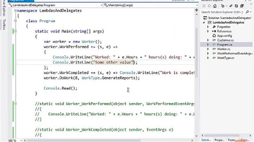 04.Lambdas, Action(T) And Func(T,Tresult) - 03.Demo - Getting Started With Lambdas