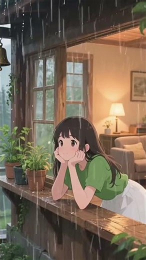 Rainy day 🌧 #shots #aianimation #dailylifeanimation