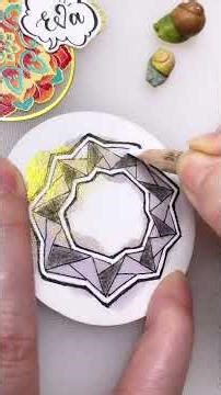 條形 邊框圖樣 #ing tangleation boarder tangle How to draw by Eva Wu Zentangle 禪繞畫 圖樣 #shorts