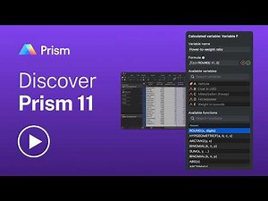 GraphPad Prism 11 | Full Feature Overview