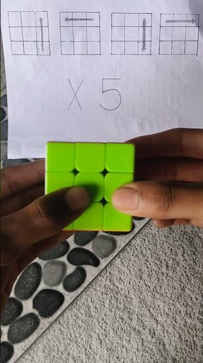 3 by 3 Rubik's Cube Solve In Magic Tricks #rubikscube #cube #puzzle