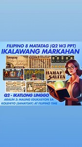 4 comments | FILIPINO 8 MATATAG - QUARTER 2 - WEEK 3 PPT and Quiz...