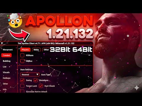 🔥💀Apollon Client 1.21.132+: STILL WORKING!🔥Best Minecraft Bedrock Client Showcase | Apollon 1.21.132