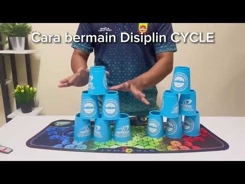 Sport Stacking : Cara bermain Disiplin CYCLE