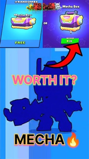 MY 1ST MECHA BOX 🎁 OPENING | BRAWL STARS FREE MECHA BOX ❤️‍🔥| BRAWL PASS END REWARD ❤️ #shorts