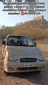 Hyundai Santro model 2001 Good condition for sale Contact number ☎️8121106325 | Mohd Mujeed Bhai