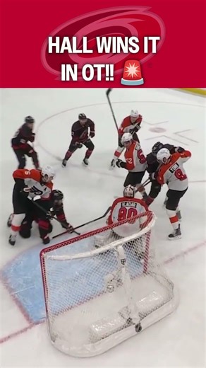 Canes Up 2-0 🚨 Hall OT Winner