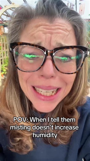 Misting doesn’t raise humidity, it just makes your leaves wet. Here’s why that matters 👇 Humidity is water vapor in the air, not liquid water sitting on leaf surfaces. When you mist, those droplets evaporate almost instantly into the room and mix with the rest of the air, so the overall humidity barely changes at all. But the water that stays on the leaves? That creates a perfect environment for bacteria and fungi. Leaf spot happens when moisture sits on leaf tissue long enough for pathogens to