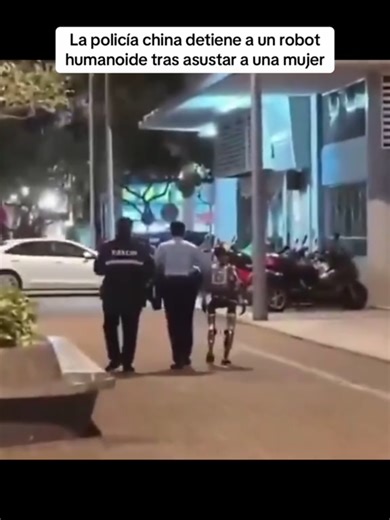 Detiene a un robot humanoide tras asustar a un mujer en China #detencion#robot#china#adnnoticias