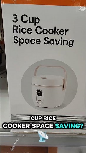 The BEST BUDGET Space 🚀 Saving Rice Cooker?! #ricecookers #kmartfinds #shortsvideo