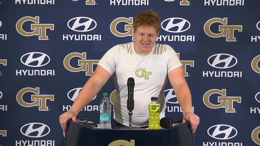 Red zone defense. One of the best in the nation. 😤 🎙️ Jordan van den Berg #StingEm 🐝 | Georgia Tech Football