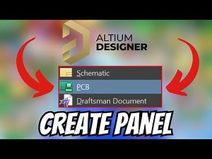 How To CREATE PANEL In Altium Designer!