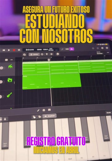 💡Debes saber que hay decisiones IMPORTANTES para asegurar tu futuro como PRODUCTOR MUSICAL 📍 ✅ UNA DE ELLAS ES - estudiar en un lugar con 📍experiencia académica 📍con instructores/productores activos en la industria 📍con el soporte y equipamiento real en condiciones adecuadas, acústicas y demás áreas que te darán el desarrollo de tus habilidades. ¿Qué esperas entonces? 😎 Se parte de nosotros en la ❇️ segunda PROMOCIÓN DE PRODUCTORES MUSICALES‼️ DE ESTE 2026 Espera las inscripciones pronto e