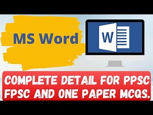 MS Word mcq | MS Word questions and answers | MS office mcqs.