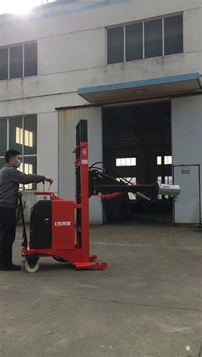 semi electric roller turner shaft lifting machine半自动气胀轴