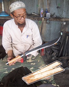 784K views · 10K reactions | How to make a sharp machete by blacksmith in Cambodia | METAL WORKS | Facebook