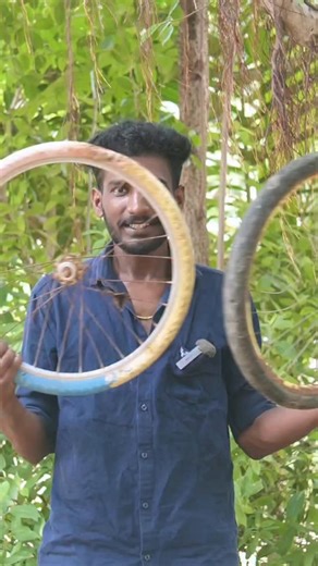 Sathish on Instagram: "Cycle wheel tricks 💯 #trending #diy #testing #experiments #reels #making #youtube #shorts #tamil #teple"