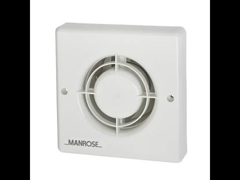 Manrose XF100T 20W Axial Bathroom Fan | Review and Instructions | EPR UK
