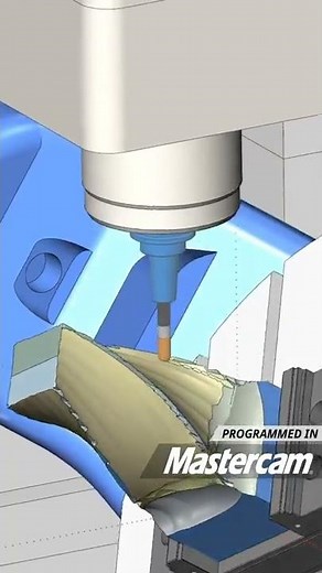 STUNNING 5 Axis Machining on DN Solutions DVF 6500 #shorts