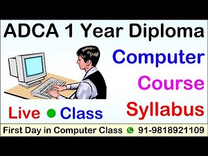 Mind Luster - Learn ADCA Course Syllabus | Computer Course After 10th or 12th | Live Computer Class ADCA One Year