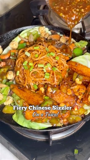 7.5K views · 23 reactions | Veg Chinese Sizzler on Tawa!奈 Welcome...