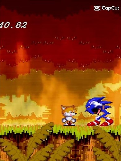 SONIC EXE GOD KILLS TAILS ☠️☠️ #sonicexe #sonic #tails #edit #god #scary #exe #kills #iamgod #games